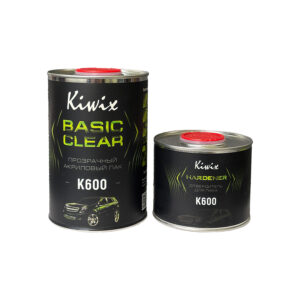 Kiwix Акриловый лак  K600 1л + 0,5л, 5л + 2,5л, 20л+10л