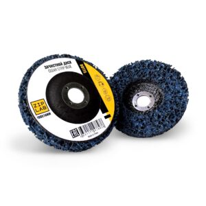 ZIP LAB Диск Clean Strip Black для удаления ЛКП,100х16 мм, Голубой
