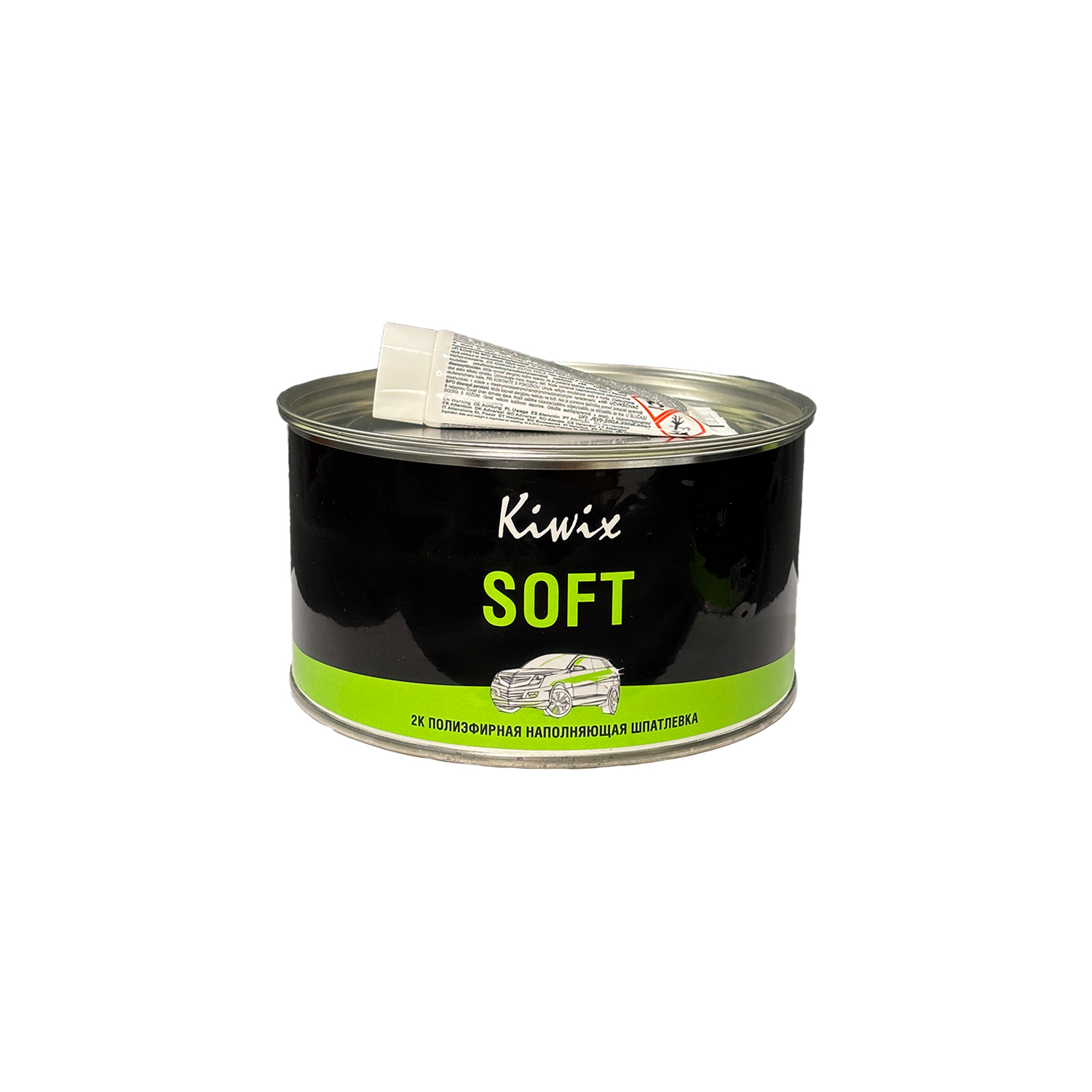 Kiwix SOFT 2k Полиэфирная наполняющая шпатлевка 1,95кг + 0,5