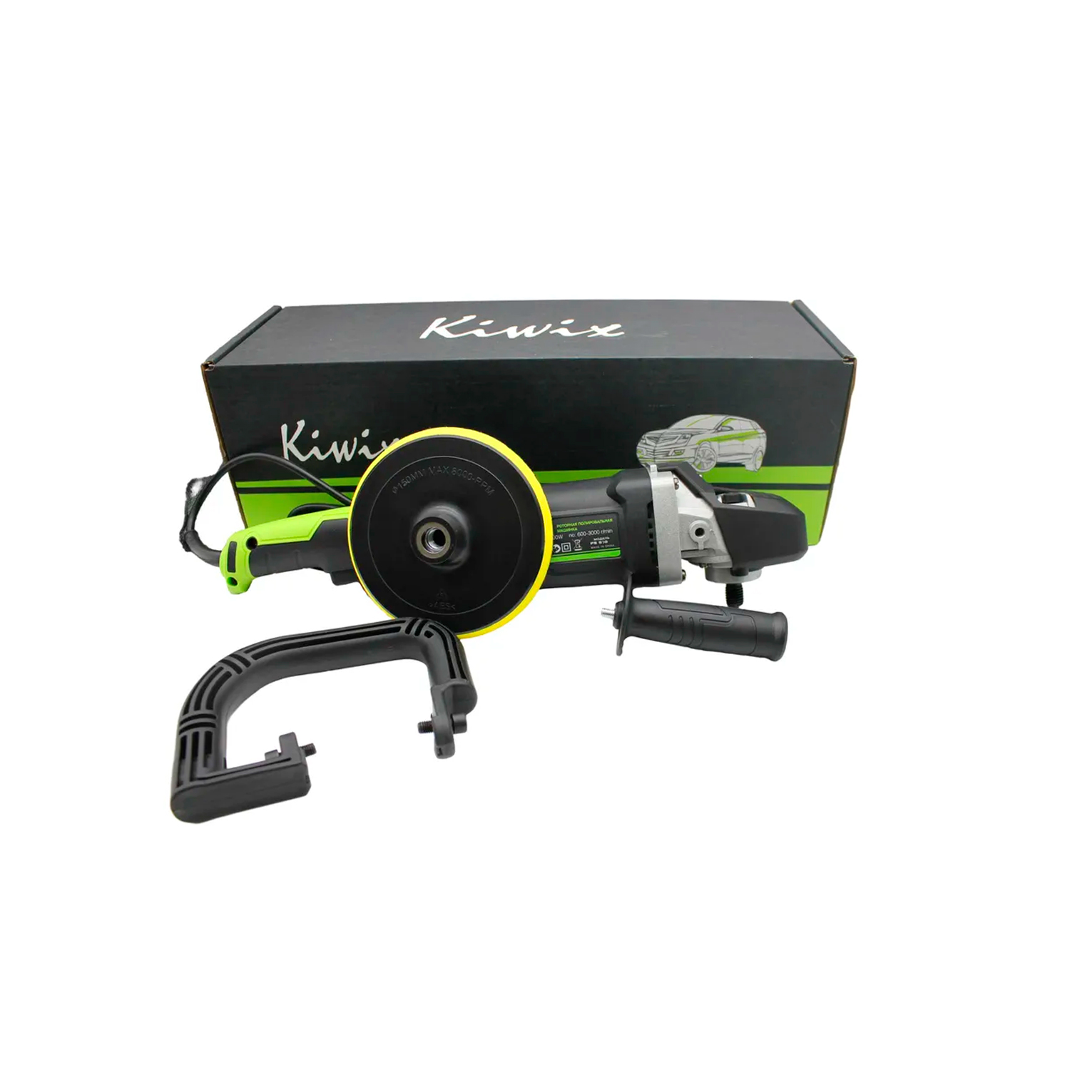 Kiwix PS508A (PS510) Полировальная машинка роторная 1500W 600-3000r/min — изображение 2