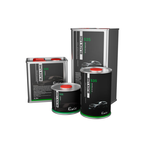 Kiwix BLACK LINE 535 Лак акрил-уретановый 1л + 0,5л, 5л + 2,5л